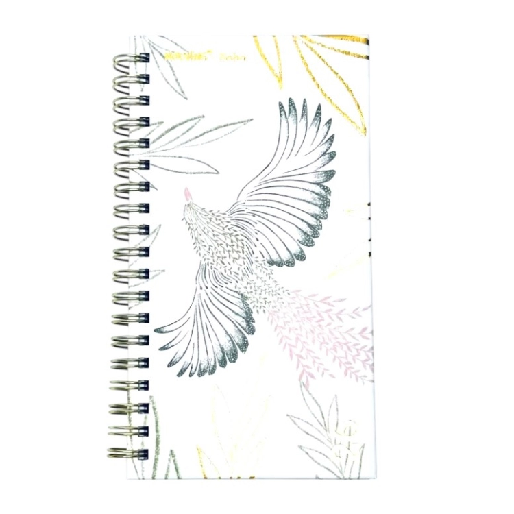 Agenda Mooving 2026 Pocket Boho Beige con Espiral Semana a la Vista Art.1409102